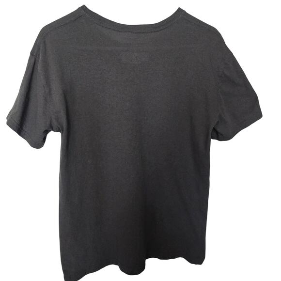 Rolling Stones Graphic Retro 70's Vibe Festival Skinny Fit Grey Medium T-Shirt - Picture 3 of 4